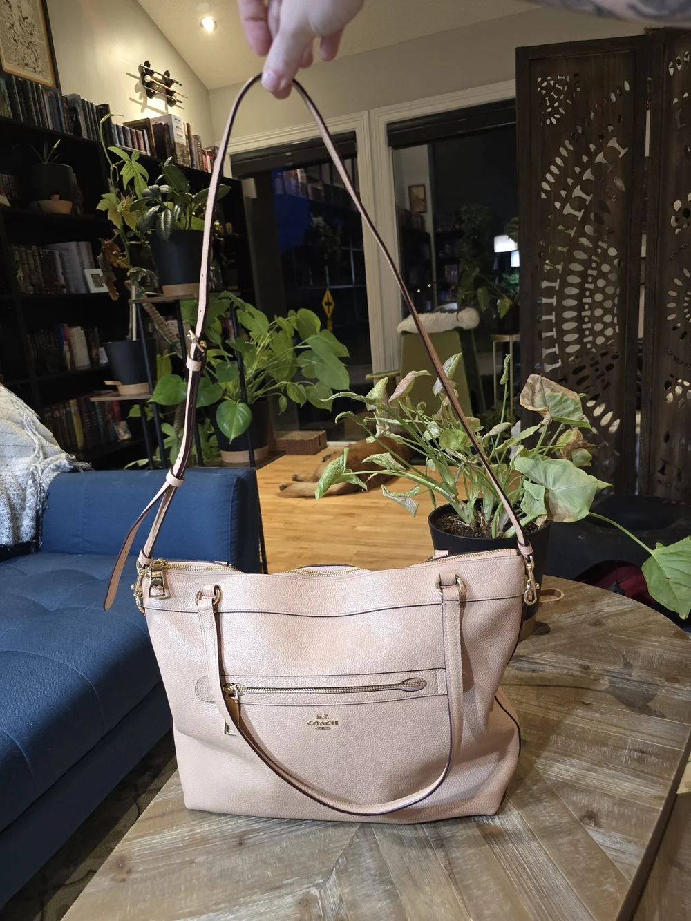 COACH Tyler Tote Bag in Pebbled Leather - Like New with COA!